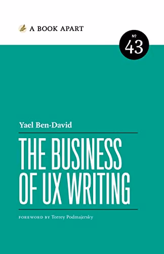 The Business of UX Writing（原著）表紙