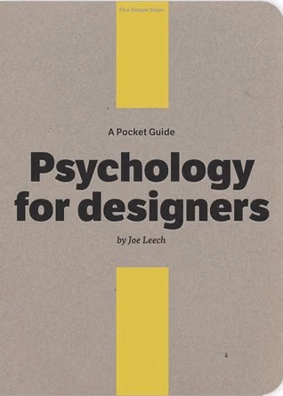 Psychology for Designers, a pocket guide（原著）表紙